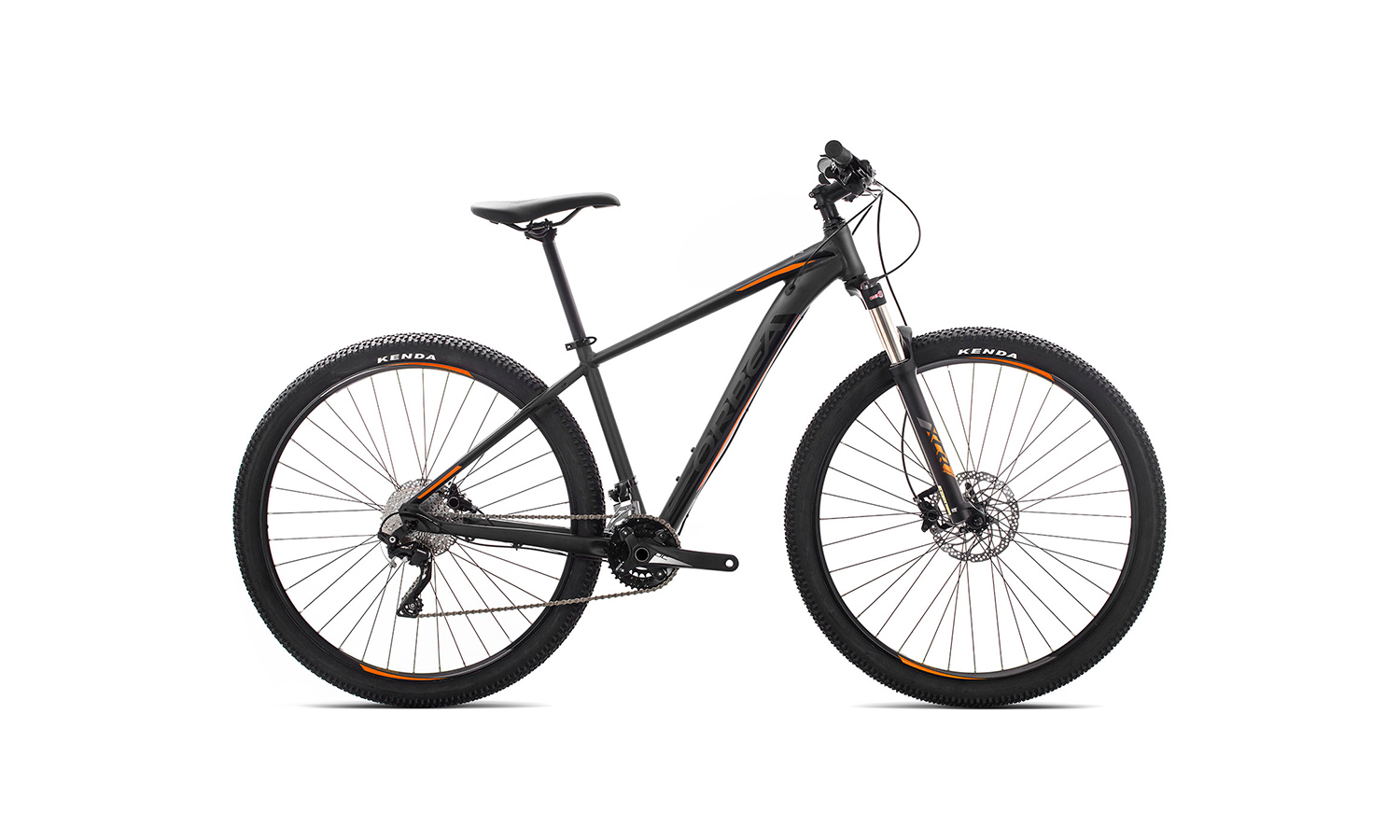 Фотография Велосипед Orbea MX 27 20 (2019) 2019 Черно-оранжевый